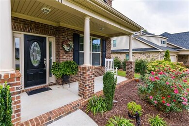 Spacious, welcoming covered front porch