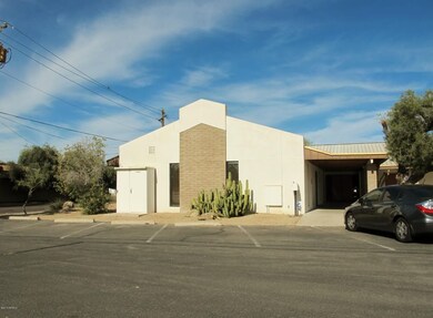 Administration Bldg from parking lot