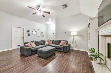 The flow in this living room is amazing. You will never feel cramped or that you lack space for any type of furniture layout you can imagine.