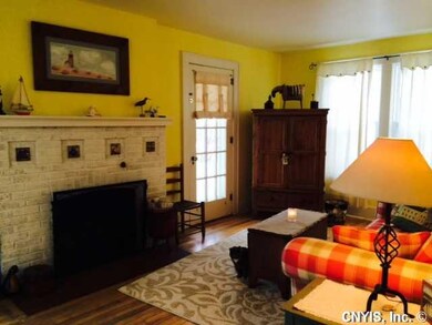 Family Room. What beautiful hardwood floors and ga