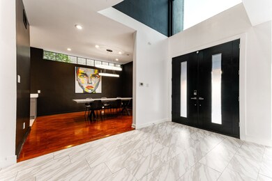 Modern entryway with ample natural light!