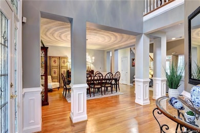 To the left of the Foyer is the Dining Room