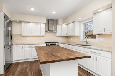 Granite and Butcher Block Countertops in the kitch