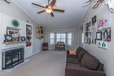 Living Room with Fireplace!