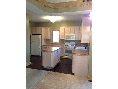 The well equipped kitchen has plenty of cabinet an