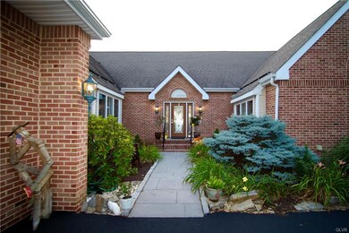 Welcoming Entryway, Lovely Beveled Front Door with