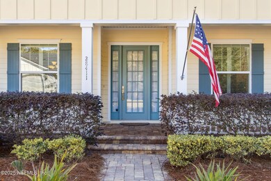 Pavered front porch and walkway