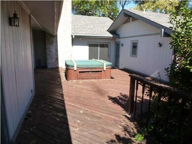 The deck is already in place and a little maintena