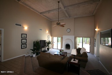 sunken family room