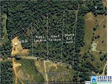 Areial Map showing all the lots.