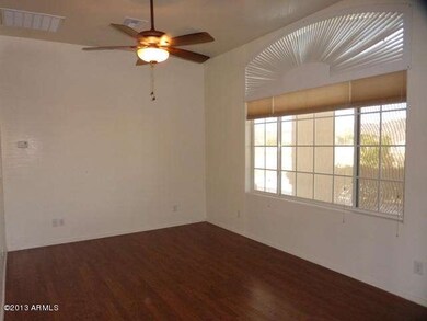 Wood laminate flooring in living room
