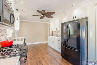 Breakfast area view of kitchen.