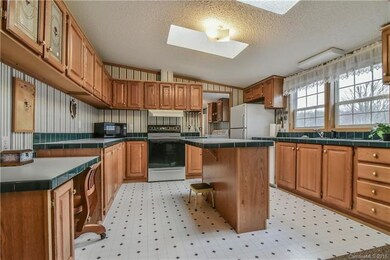 Large, spacious kitchen with 2 skylights