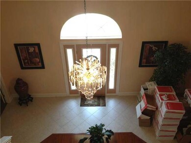 Foyer. Foyer entry as seen from the second floor b