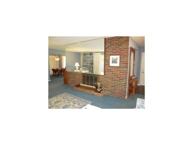 Great Room. Spacious great room with built in wood