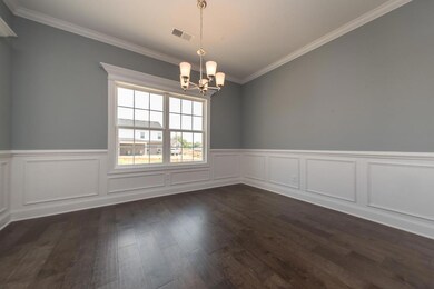 Similar photo of house that is being built.
