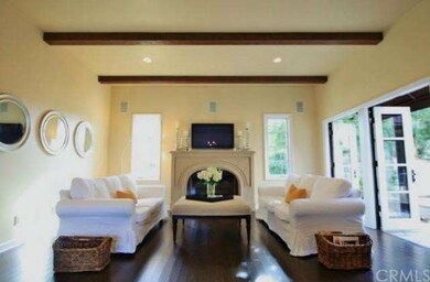 Family room open to kitchen and courtyard