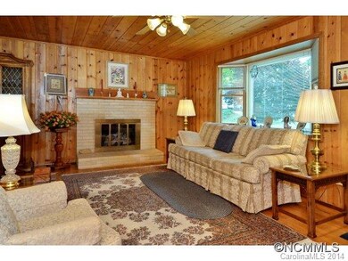 Living Rm with FP & Bay Window