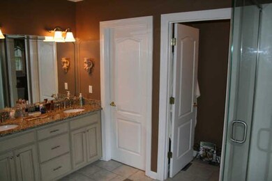 Well appointed master bath.  Master suite located on 1st floor.