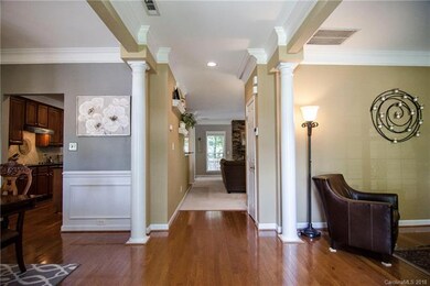 View into home from front foyer.
