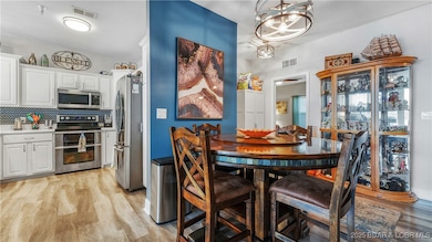 The dining area is a great place for families to gather!