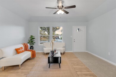 Laminated Floors in Living Room and Dining Area
