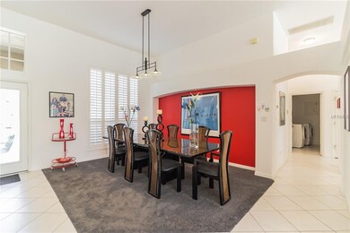 Formal dining room with upgraded plantation shutte