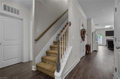Staircase to the 2nd floor.