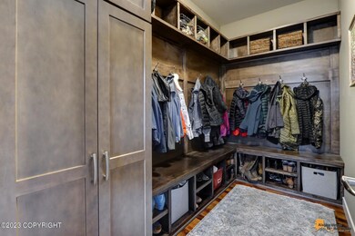 Mudroom with custom built-ins