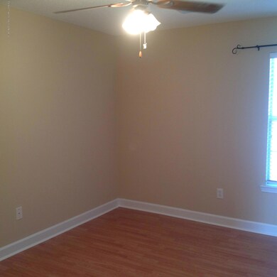 Downstairs master with new flooring