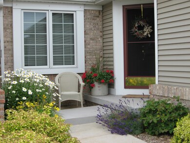 Summer Front Porch Overlooking Lake