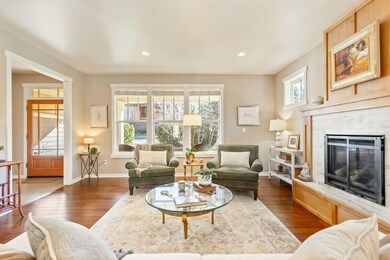Wood floors throughout main areas
