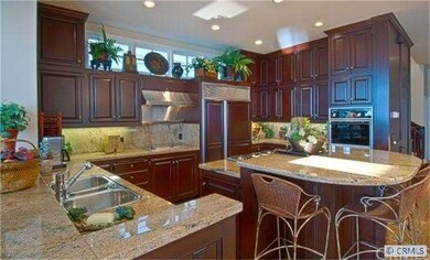 kitchen with bay view