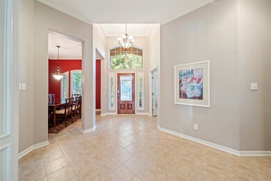 View looking from family room to foyer/front door.  From this view, formal dining to left, study to the right.