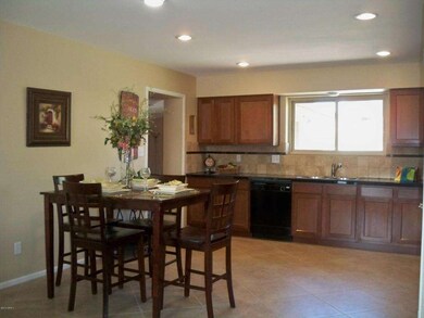 Dining/Kitchen with New Cabinets