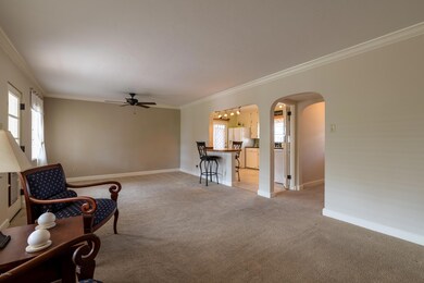Living room to kitchen