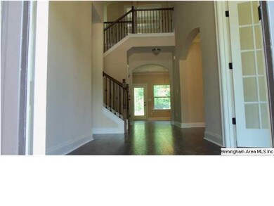 Front entrance looking into foyer from front door.