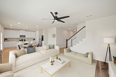 Virtually Staged: Walk pass the foyer, and arrive