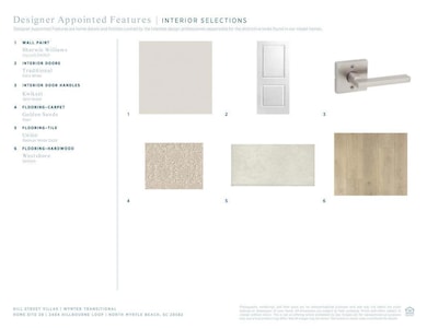 Designer appointed features