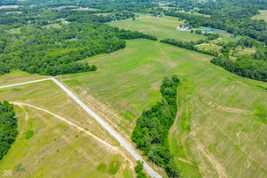 aerial view of sparsely populated area