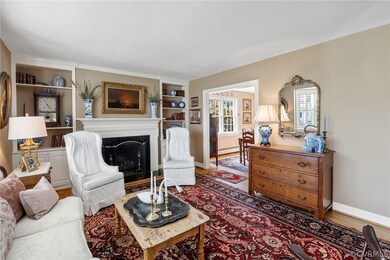Beautiful fireplace with built-ins