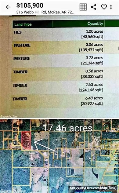 0 Webb Hill unit 21004456, McRae, AR 72102 - photo 4