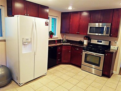 Updated kitchen appliances and perfect color for c