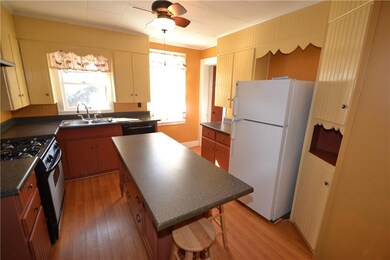 Kitchen with center island