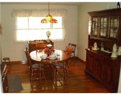 Dining Room. Beautiful hardwood floors throughout 