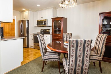 dining area looking into kitchen