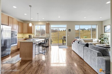 Open kitchen to family room