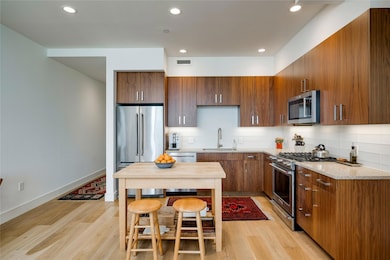 Kitchen with high quality appliances, decorative 
