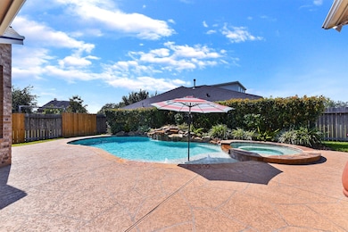 Plenty of patio space for a table and chairs.