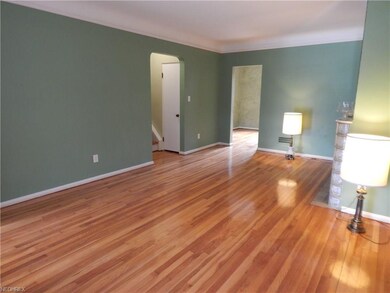 Downstairs unit living area